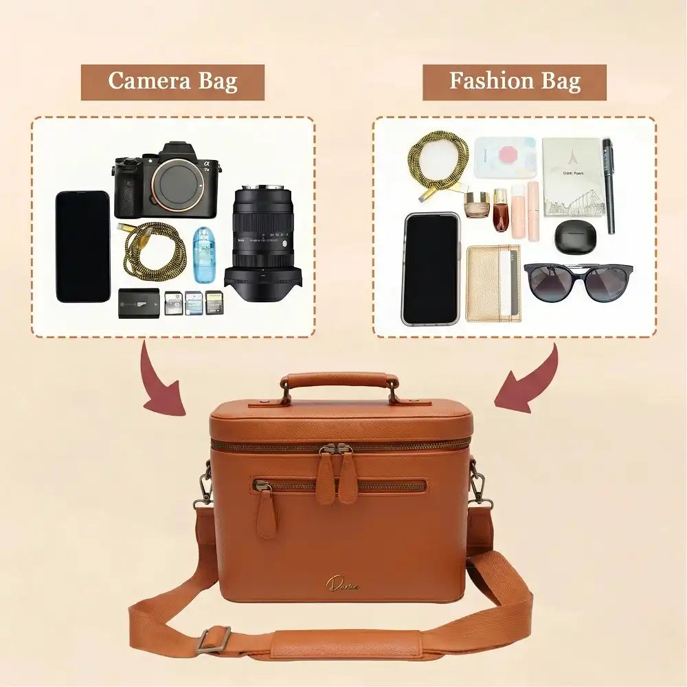 Multipurpose Elegance: The Stylish Camera Bag in Disguise.