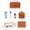 4大 Large Makeup Bag Brown