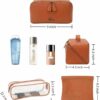 Small Makeup Bag Brown