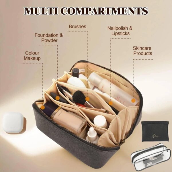 Small Makeup Bag Black