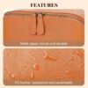 Small Makeup Bag Brown