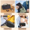 Bella-Small-Leather-Tech-Pouch-Black-Divvia-6 Tech Pouch Black