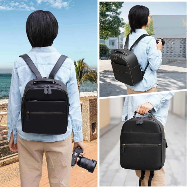 Flaty Small Camera Backpack Black