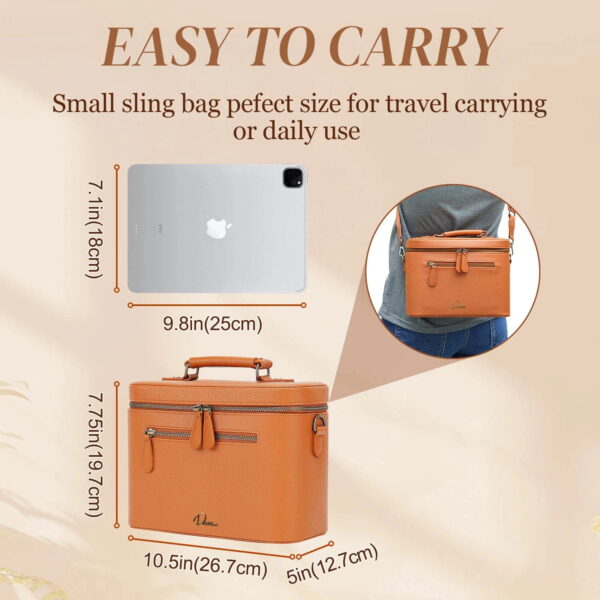 Oval Camera Sling Brown
