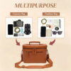 Oval Camera Sling Brown