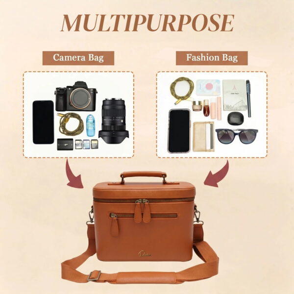 Oval Camera Sling Brown