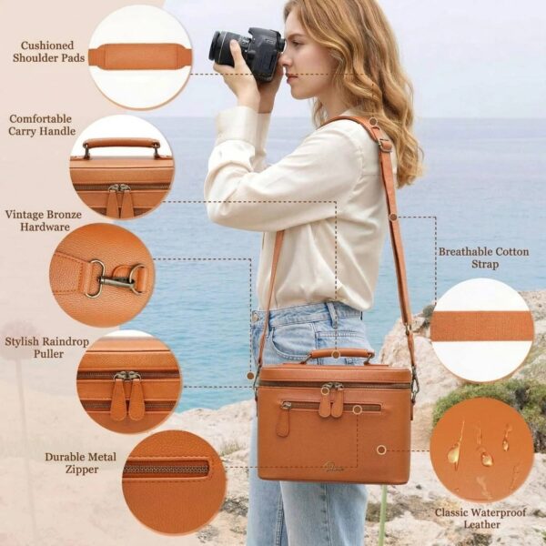 Oval Camera Sling Brown
