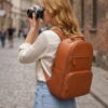 Large Camera Backpack Brown