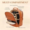 Large Camera Backpack Brown