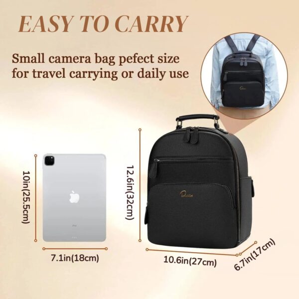 Small Camera Backpack Black