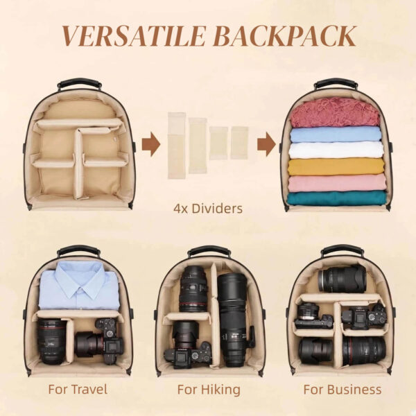 Small Camera Backpack Black