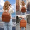 Small Camera Backpack Brown