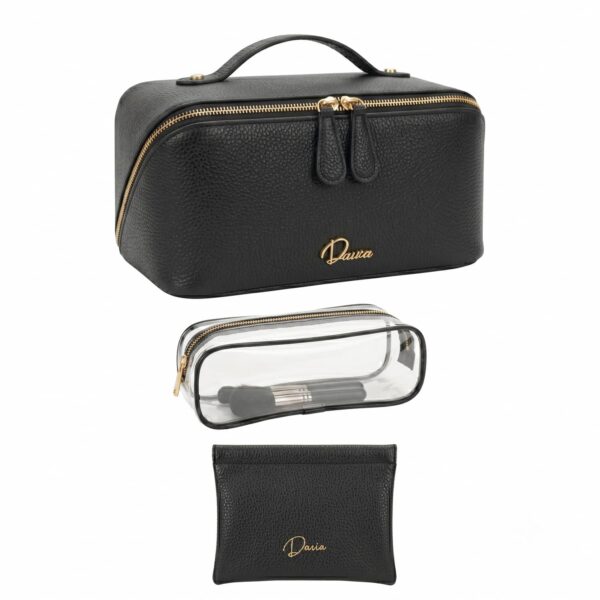 Large Makeup Bag Black