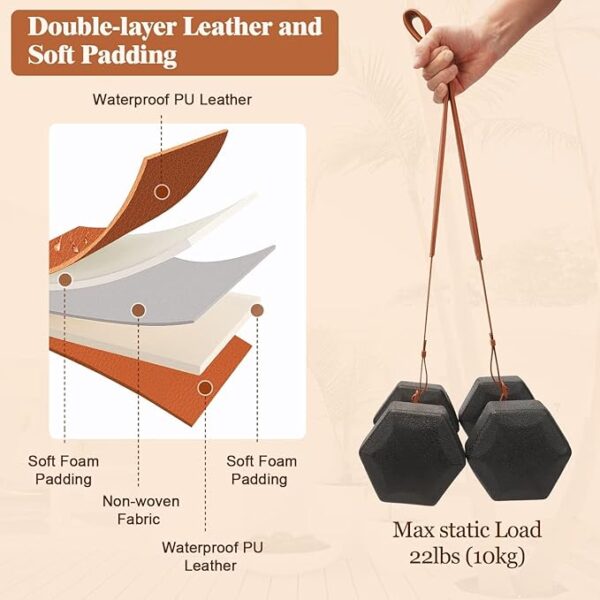 3 Camera Strap Brown
