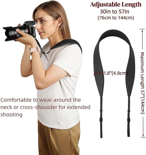5 Camera Strap Black