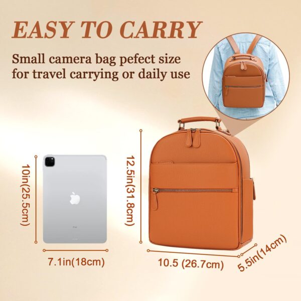 Flaty Small Camera Backpack Brown