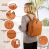 Flaty Small Camera Backpack Brown